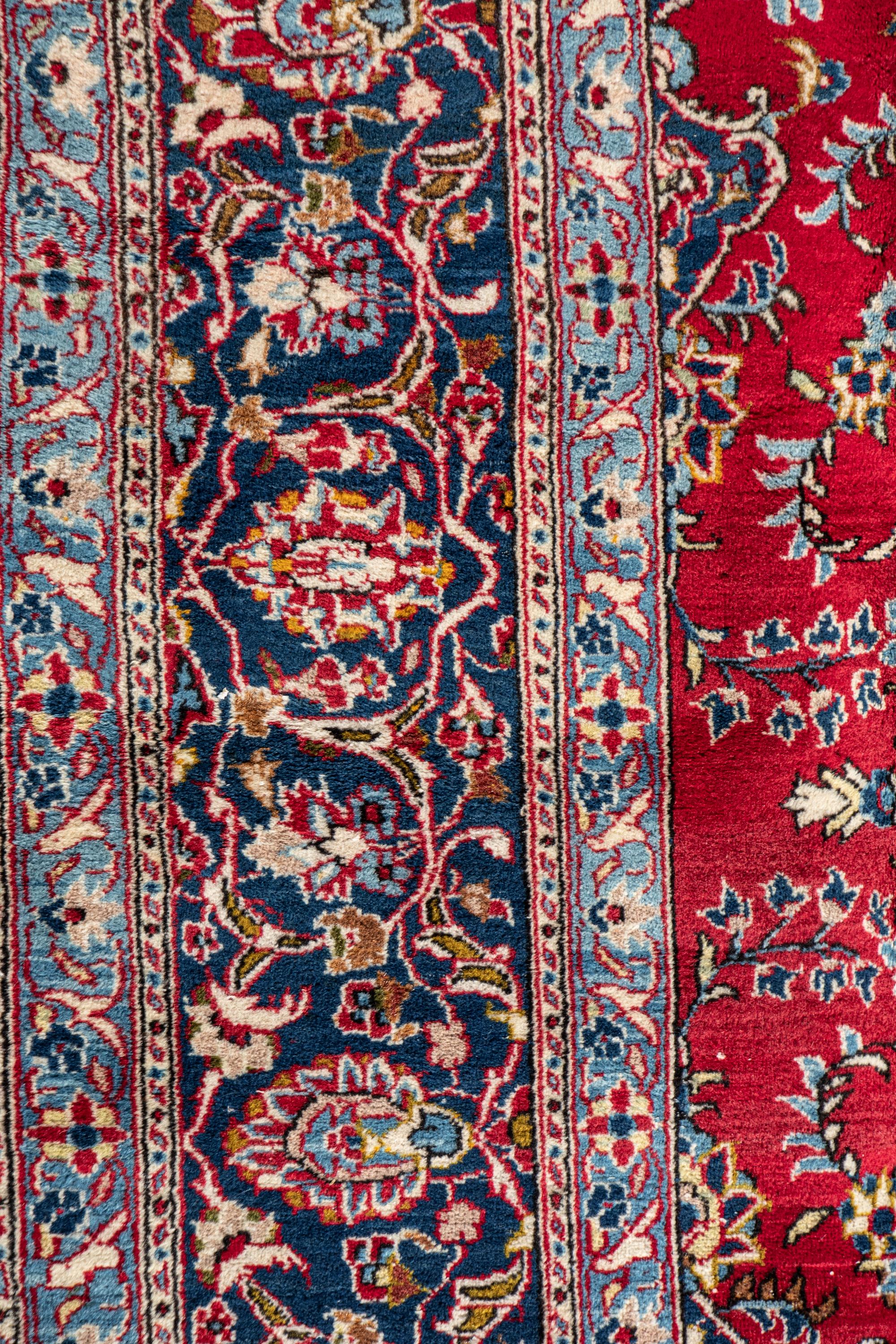 A Kashan Wool Rug