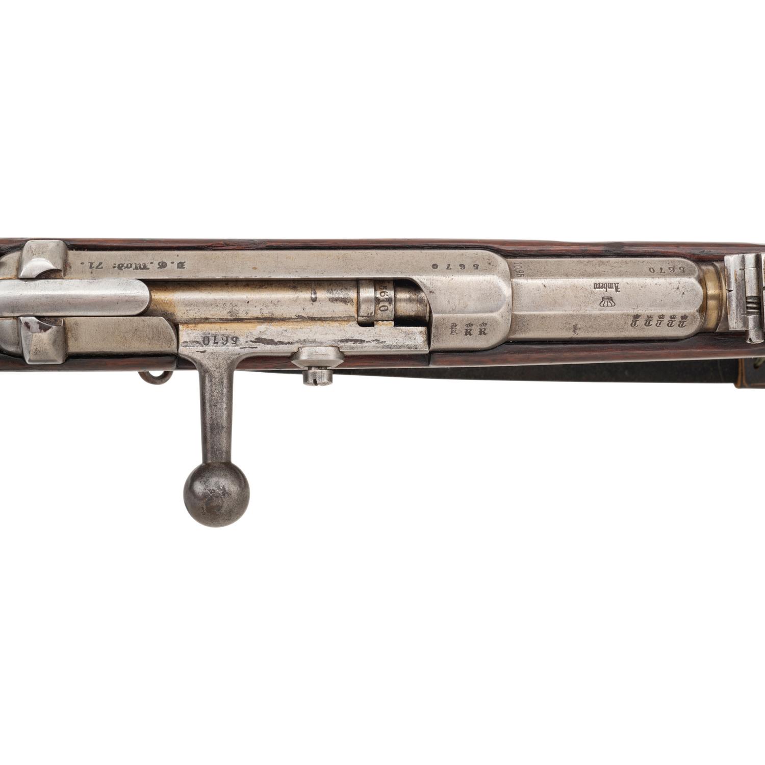 Amberg Mauser Model 1871 with Bavarian Unit Markings