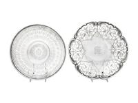 A Group of American Silver Cake Dishes