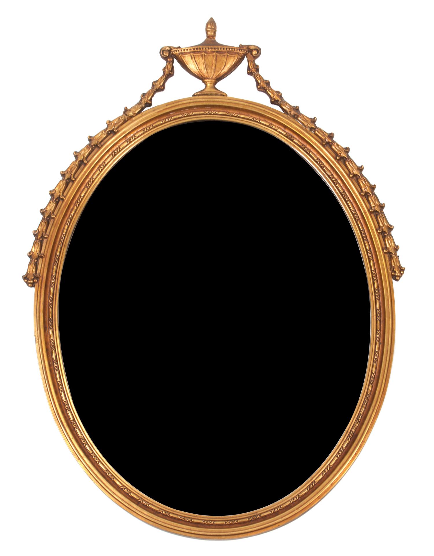 A Neoclassical Giltwood Mirror 36 1/2 x 26 inches. — 20TH CENTURY