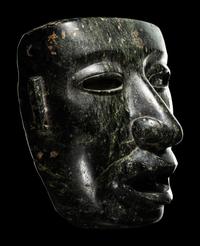 A Teotihuacan Serpentine Mask