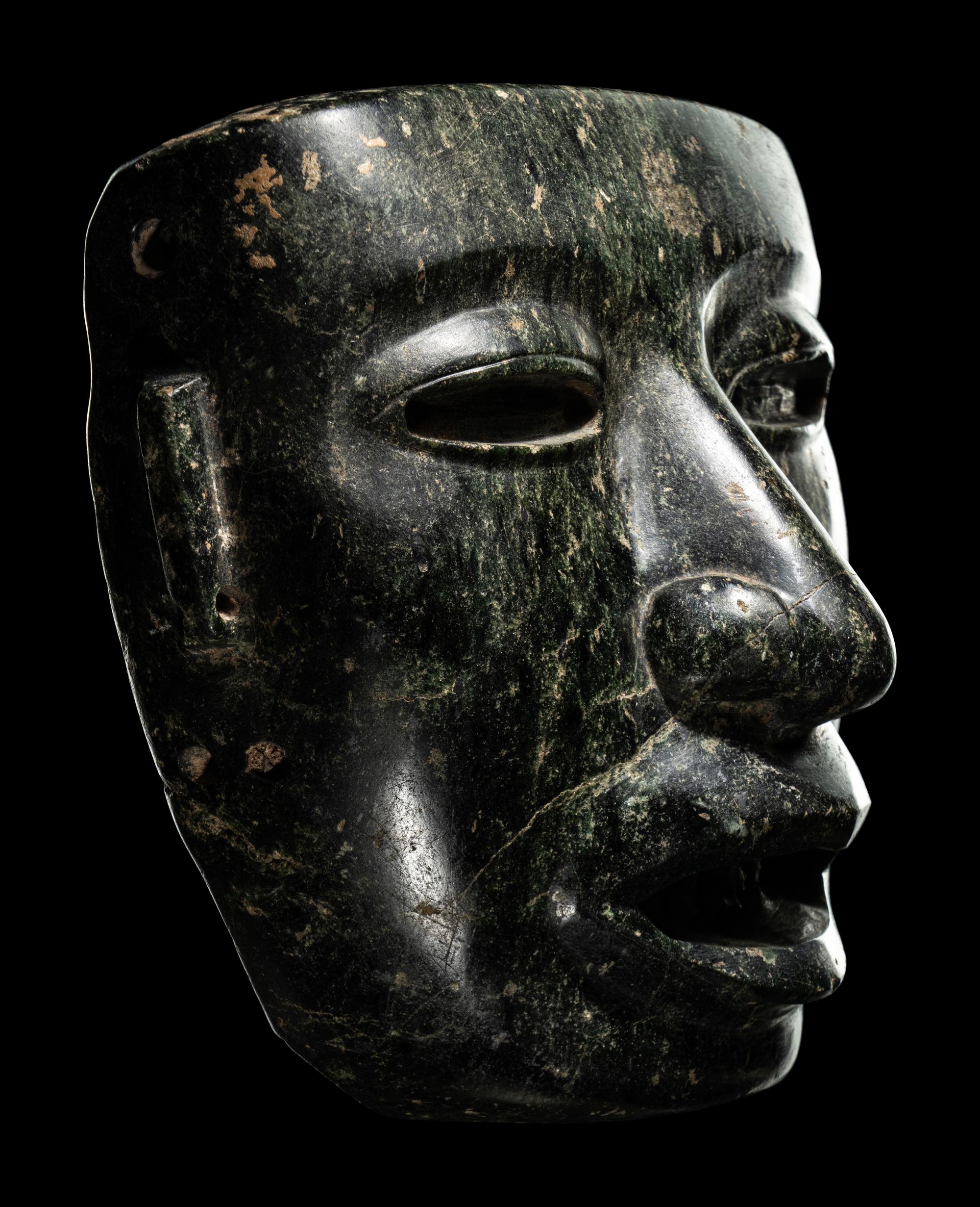 A Teotihuacan Serpentine Mask