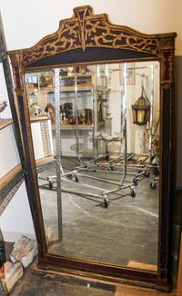 A Neoclassical Style Painted Mirror Height 60 1/2 x width 35 inches. — EARLY 20TH CENTURY