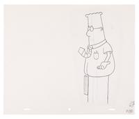 Scott Adams. Dilbert. Dilbert, a shipper, and a man wearing a Walkman. N.d.