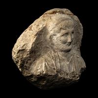 A Palmyrene Limestone Bust of a Man