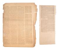 [POLITICS -- ILLINOIS]. A group of rare broadsides and bills related to Illinois politics in the first half of the 19th century.