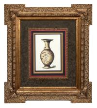 A Chinese Print in a Gilt Decorated Frame