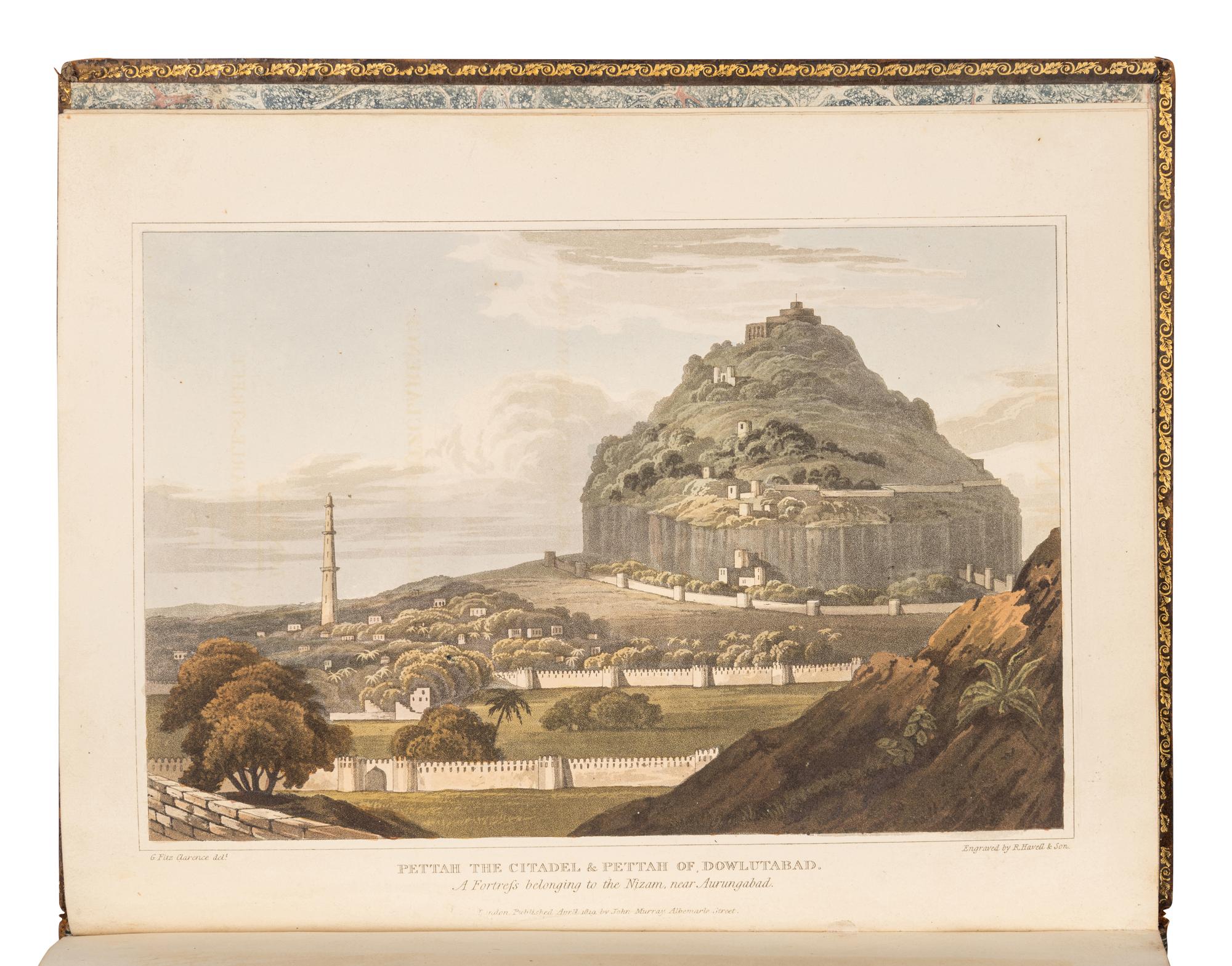 FITZCLARENCE, George Augustus Frederick, 1st Earl of Munster (1794–1842). Journal of a Route across India, through Egypt, to England in latter end of the year 1817, and the beginning of 1818 . London: John Murray, 1819.