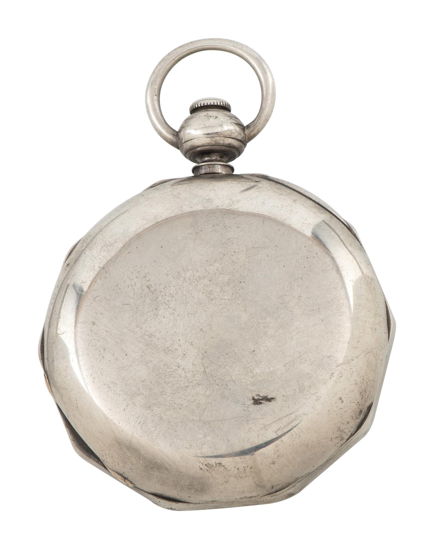[CIVIL WAR]. Civil War-era pocket watch with patriotic motif. Waltham, MA: American Watch Co., ca 1863.