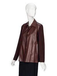 Brunello Cucinelli, Leather & Cashmere Overshirt