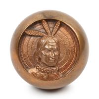 American Brass Indian Head Doorknob