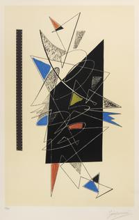 Gino Severini, (Italian, 1883-1966), Abstract Composition