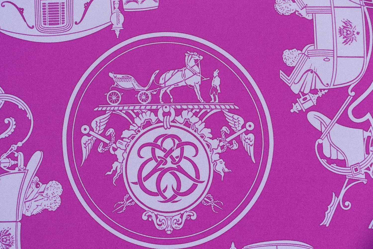 Three Hermès 40cm Silk Scarf, Gavroche