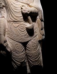 A Palmyrene Limestone Relief Fragment of a Youth
