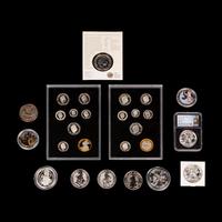 [GREAT BRITAIN] A Collection of Silver Commemorative Coins and Proofs