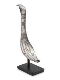 Haida Figural Silver Ladle