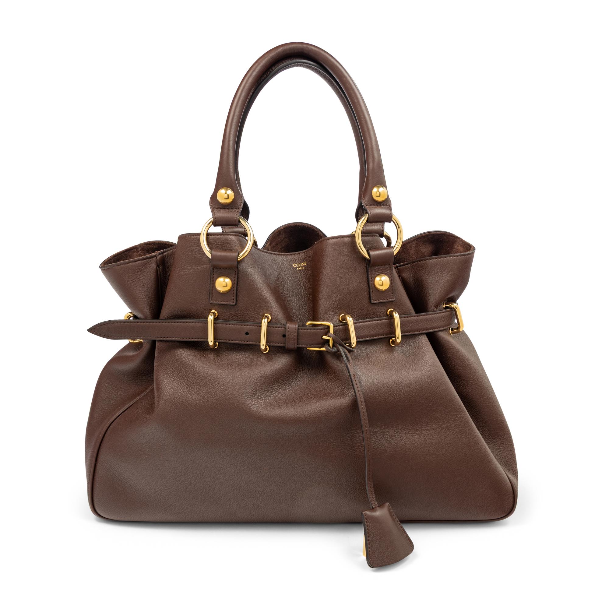 CELINE, BROWN ANITA BAG