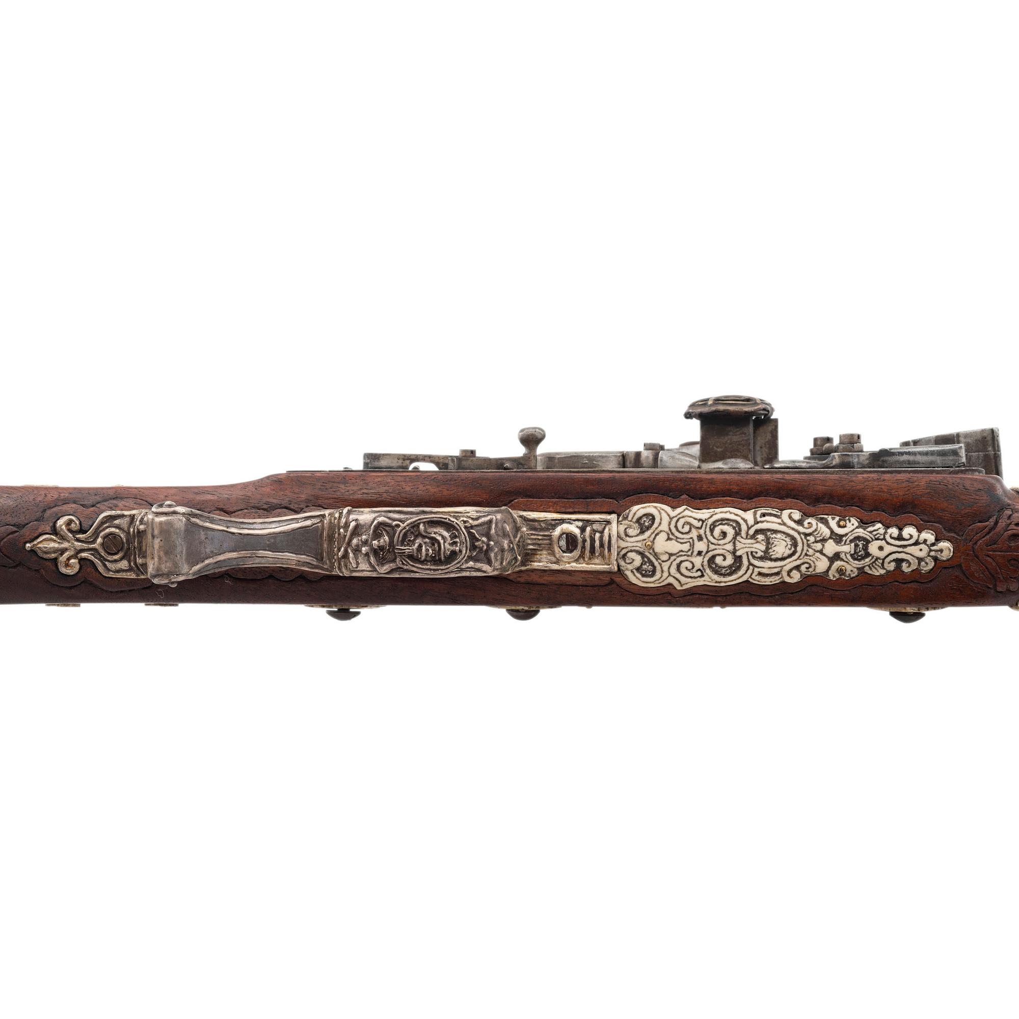 Contemporary Dutch-Style Flintlock Snaphaunce Musket