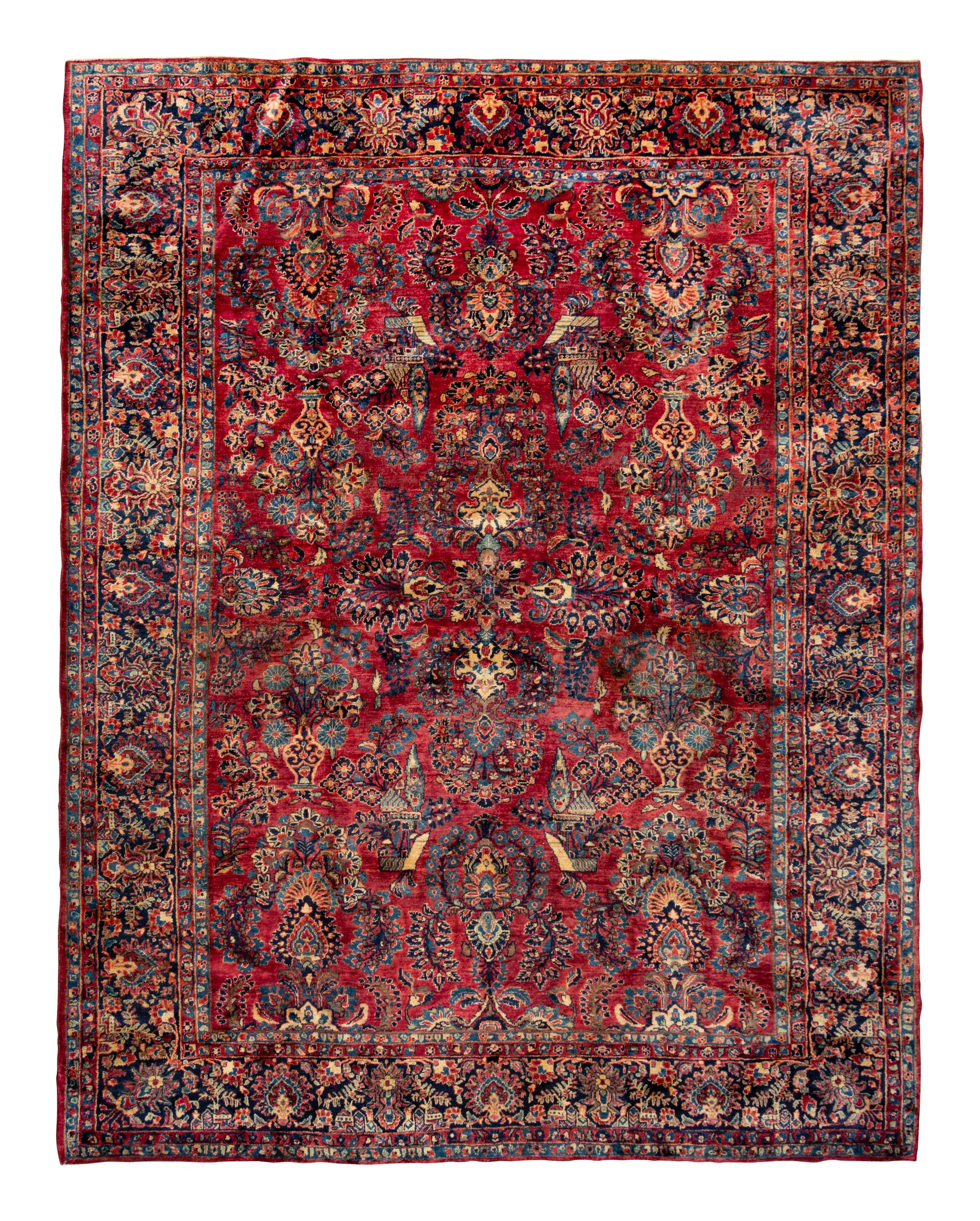 A Sarouk Wool Rug