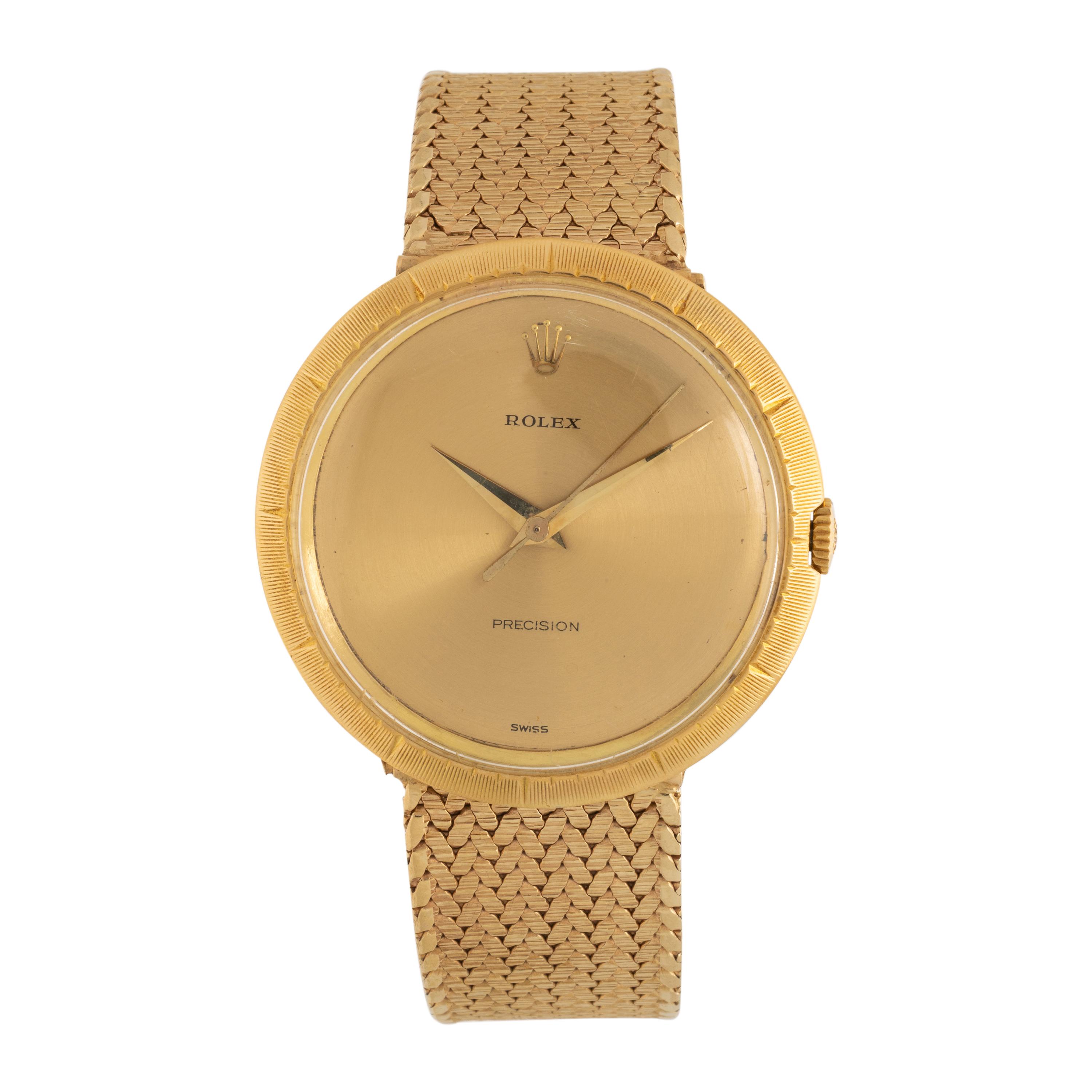 Rolex, Ref. 9919, 18K Yellow Gold 'Precision' 'Metropolitan' 'Disco Volante' Watch, with Box
