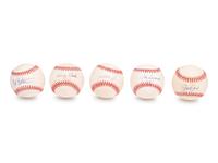 A Group of Over 70 New York Yankees Signed Autograph Baseballs,