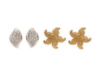 COLLECTION OF GOLD EARRINGS