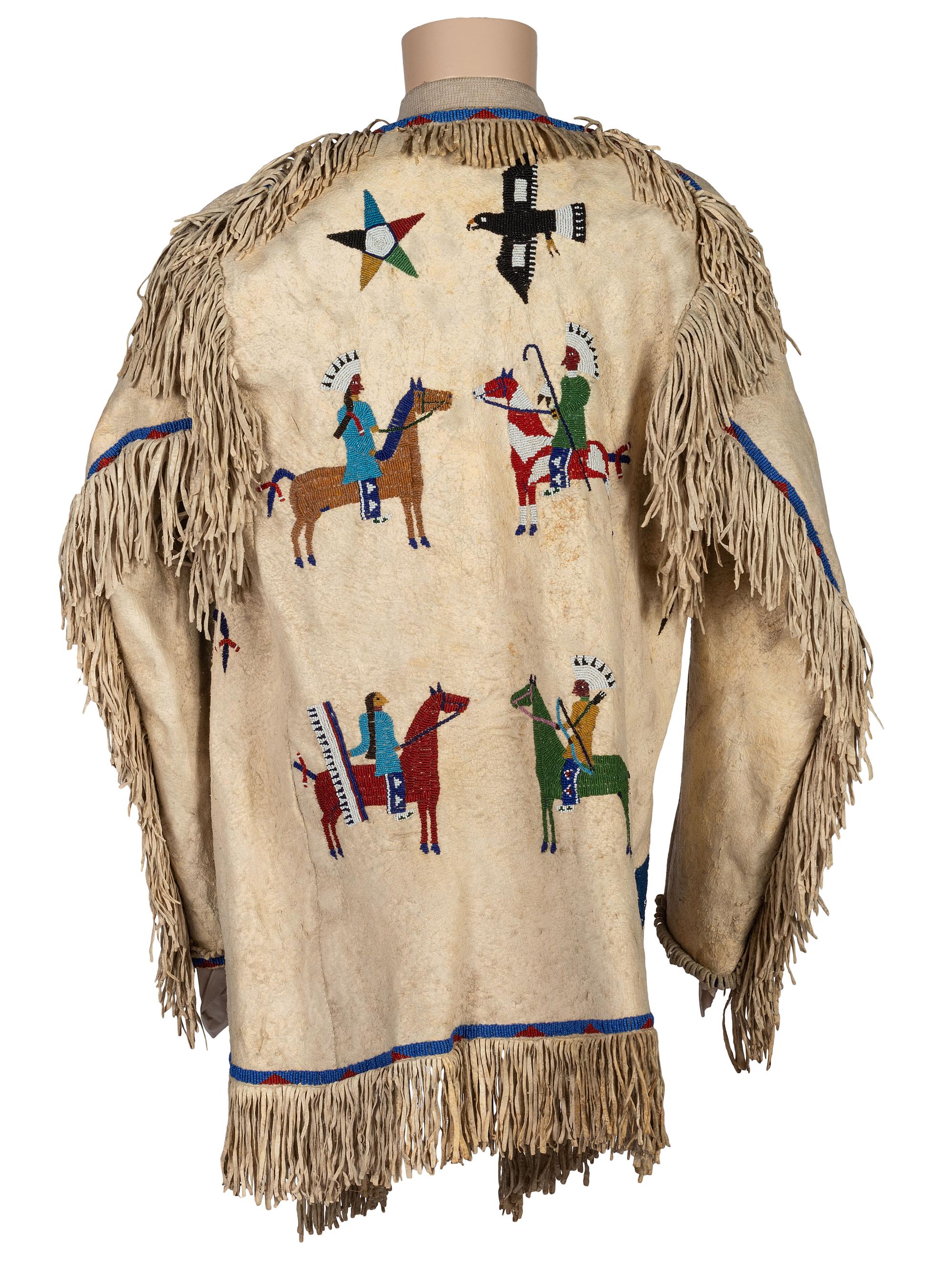 Sioux Pictorial Beaded Hide Jacket