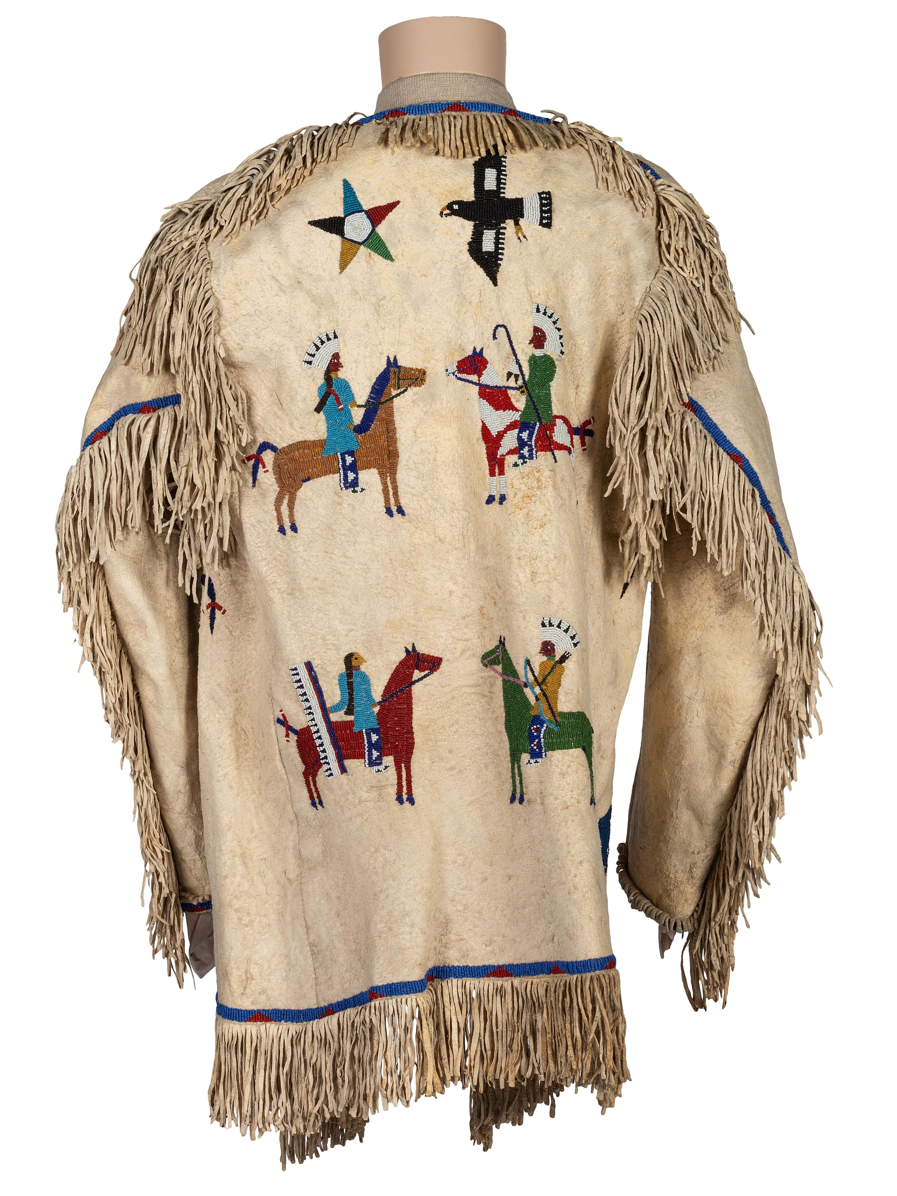 Sioux Pictorial Beaded Hide Jacket