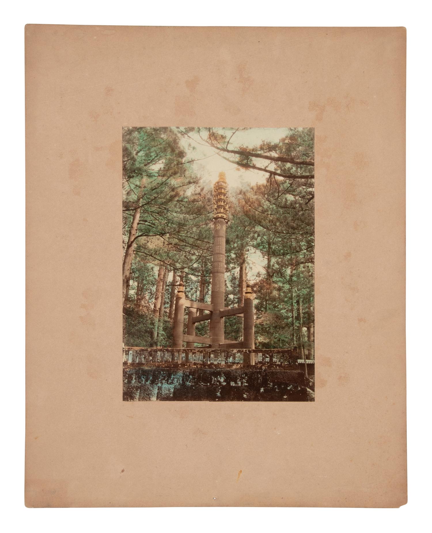 Six Japanese Hand Tinted Photographs