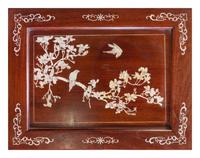 A Set of Four Chinese Hardwood Nesting Tables