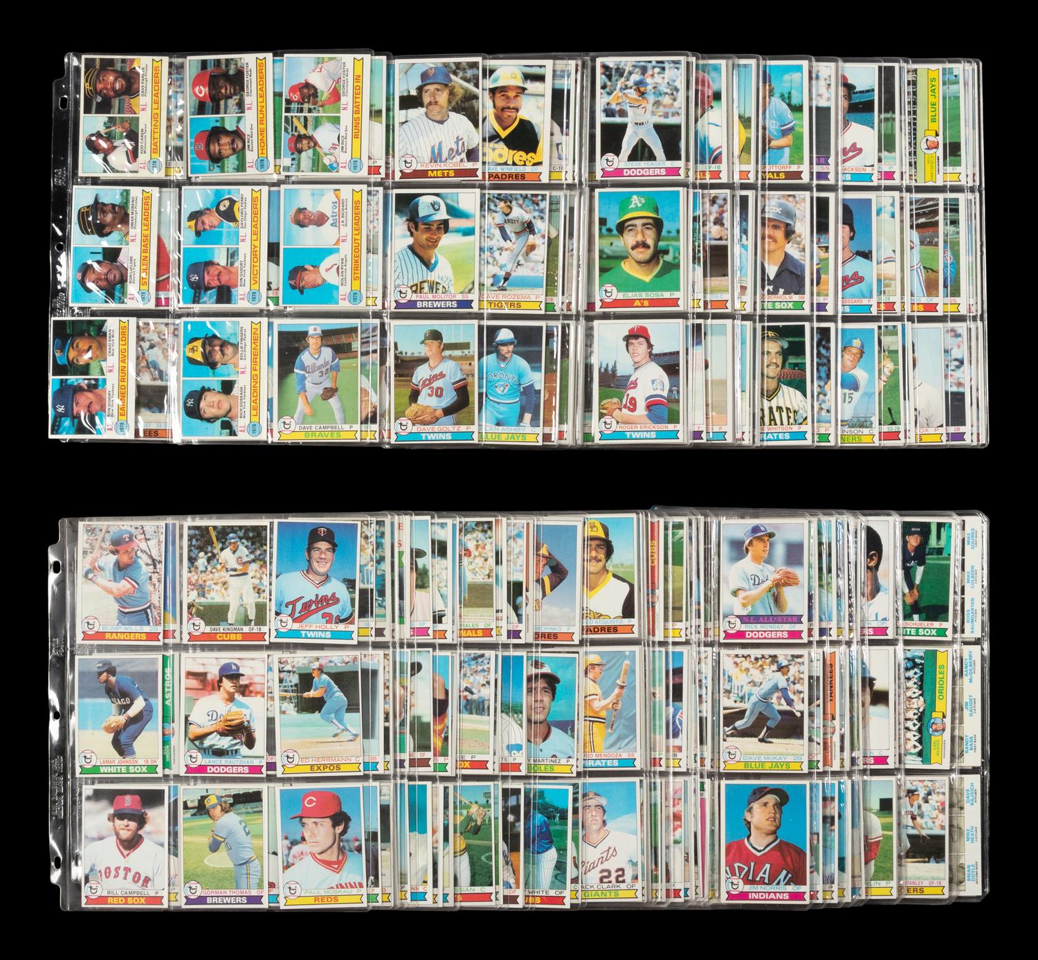A Complete Set of 1979 Topps Baseball Cards (726/726)