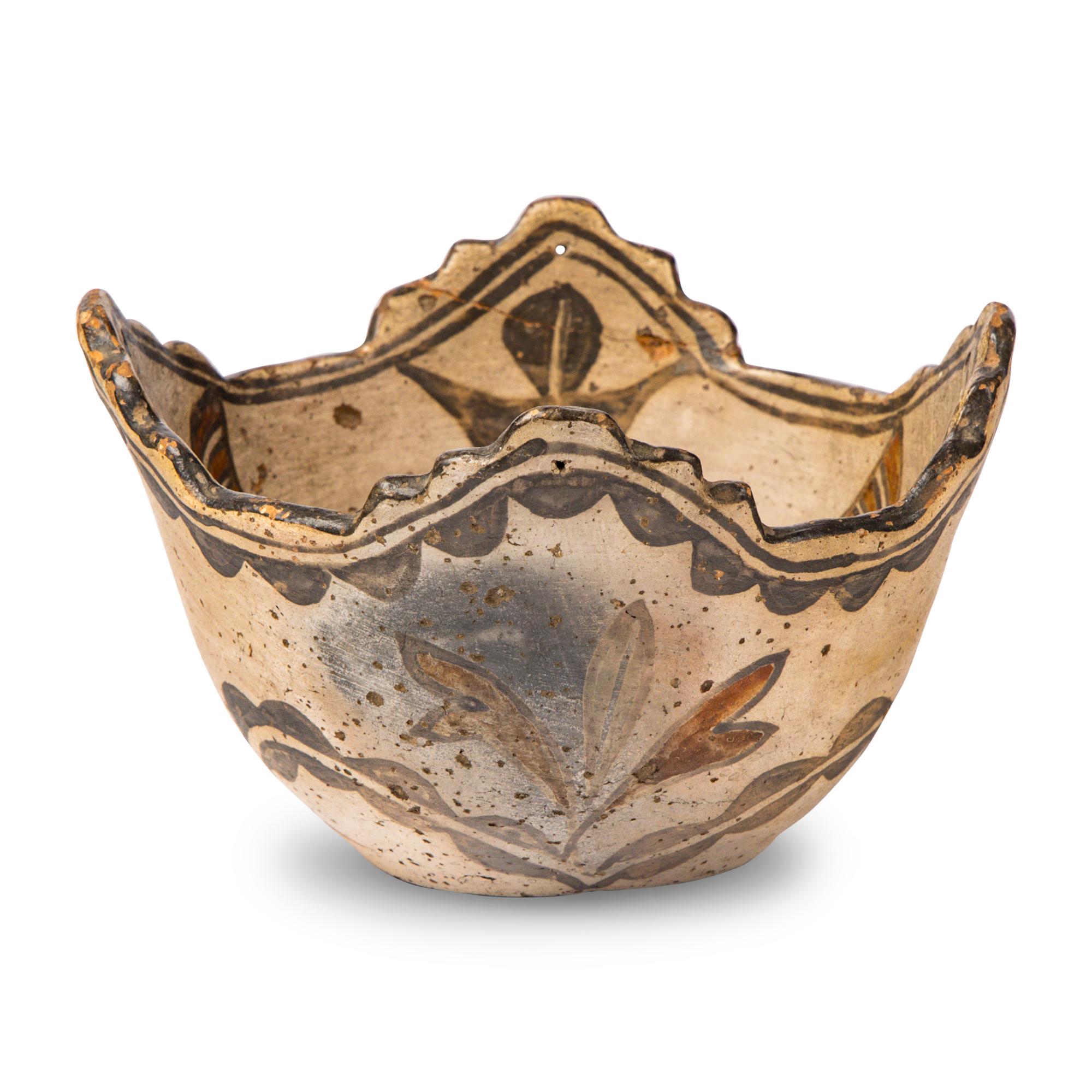 San Ildefonso Polychrome Pottery Cup