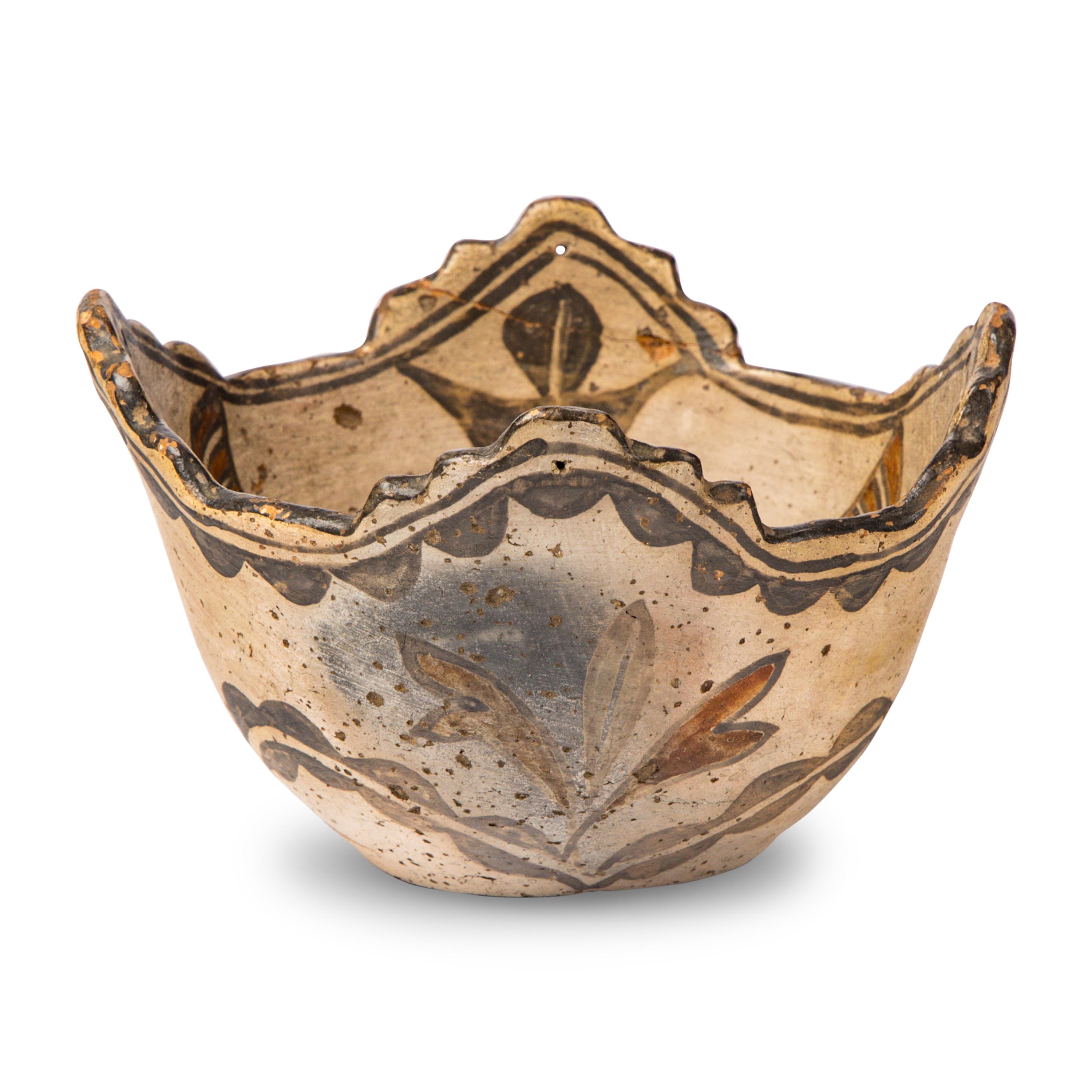 San Ildefonso Polychrome Pottery Cup