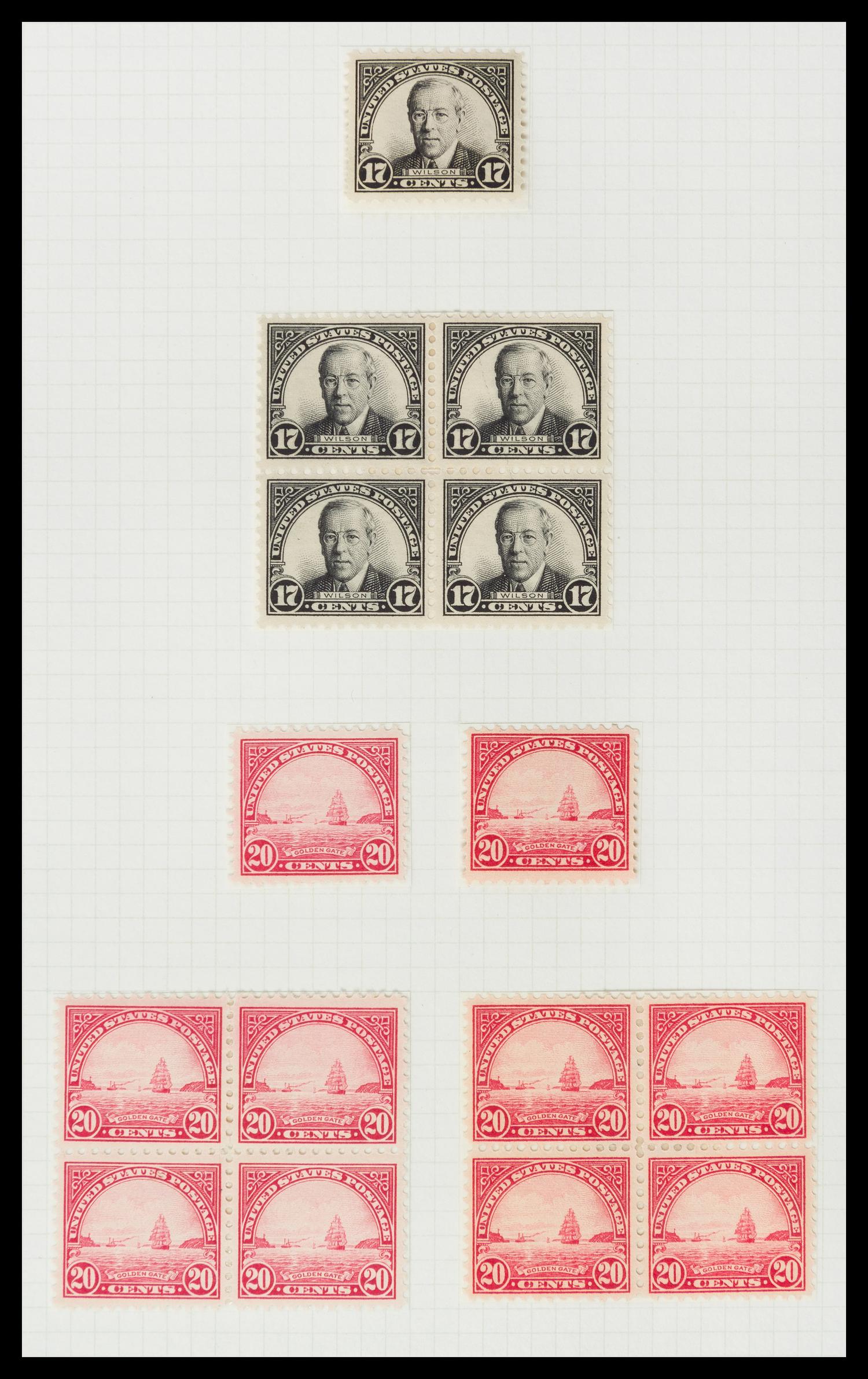 A Collection of United States Regular Issue Stamps — 1917-1932
