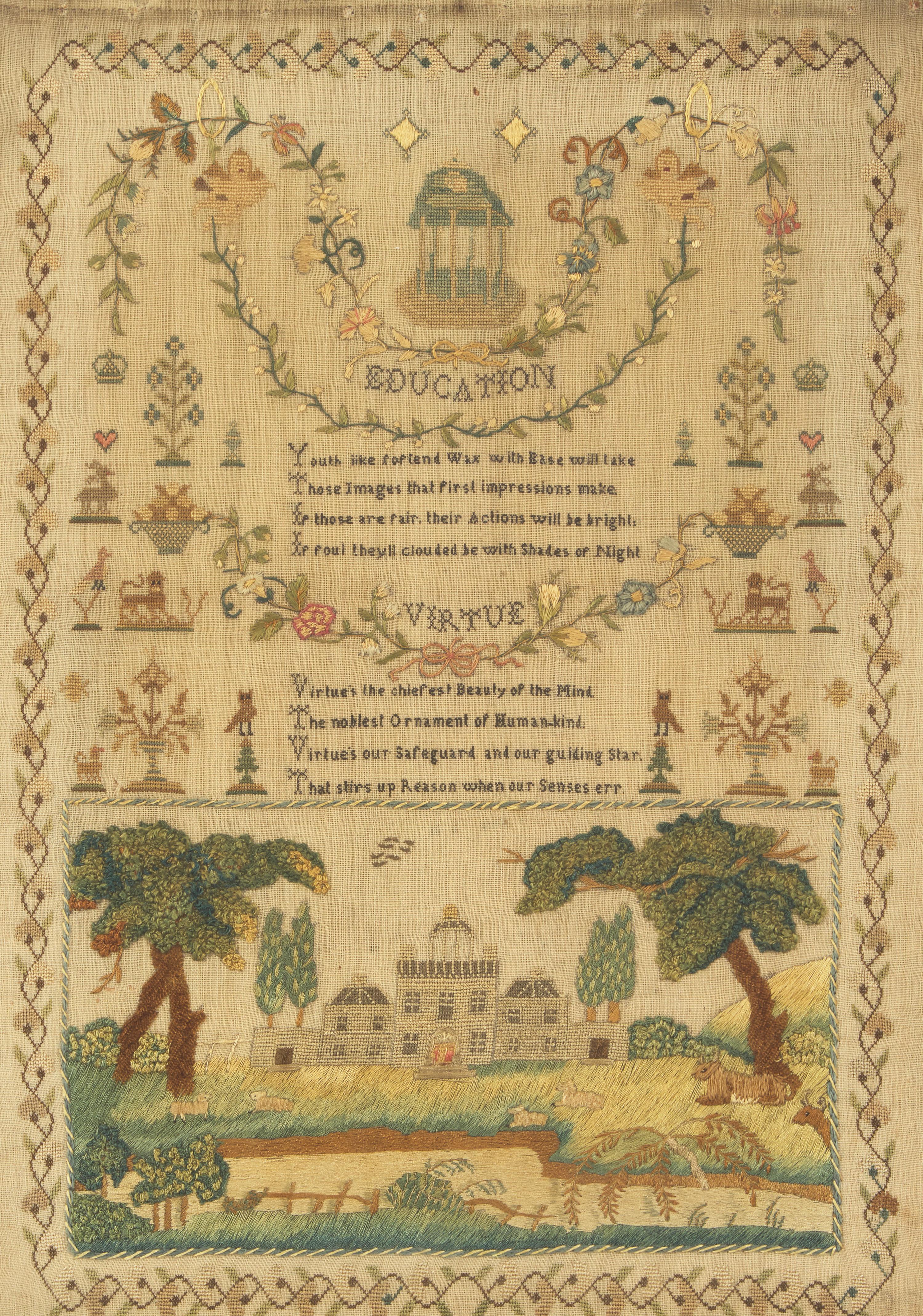 An English Needlework Sampler