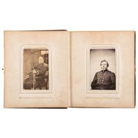 Civil War CDV Album of Union Generals, Most by Brady/Anthony
