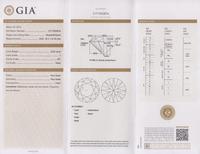 A 2.03 Carat Round Brilliant Cut Diamond, 5.60 dwts.