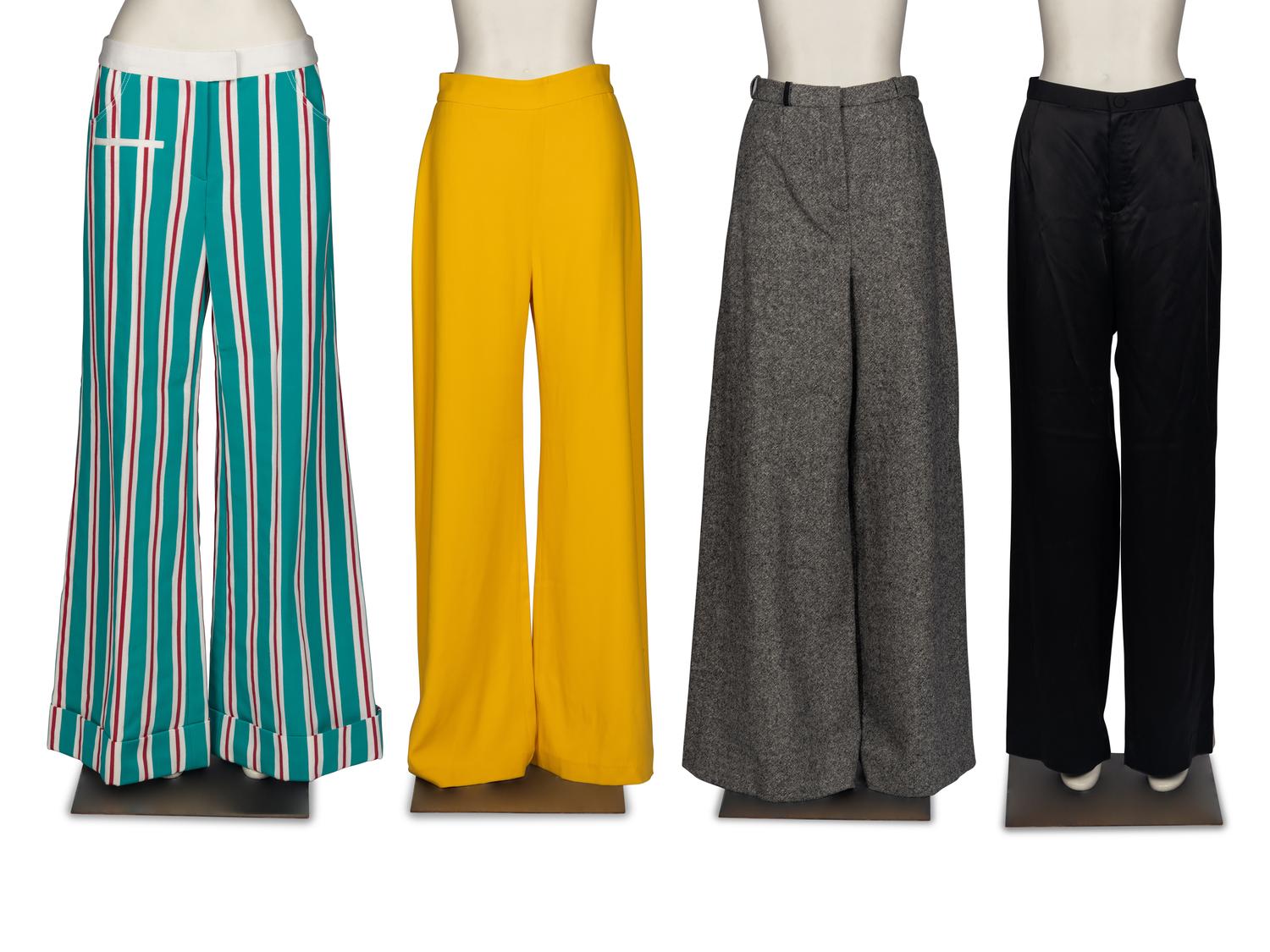 Four Pairs of Designer Pants, Brandon Maxwell and Lanvin