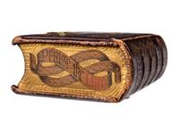 [FORE-EDGE PAINTING] -- A group of 6 religious works in 3 volumes with FORE-EDGE PAINTINGS, comprising: