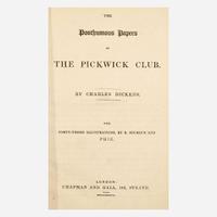 [Literature] Dickens, Charles The Posthumous Papers of the Pickwick Club