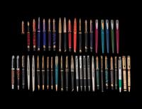 A Large Collection of Forty-Four Waterman Writing Instruments