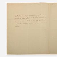 [Bonaparte, Napoleon] Talleyrand-Perigord, Charles Maurice de Manuscript Letter, signed
