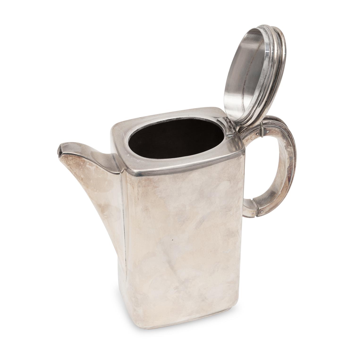 A Danish Silver Three-Piece Coffee Service