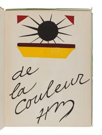 MATISSE, Henri (1869-1954). Verve. Volume IV, no. 13, “De La Couleur.” Paris: Éditions de la Revue Verve, 1945.
