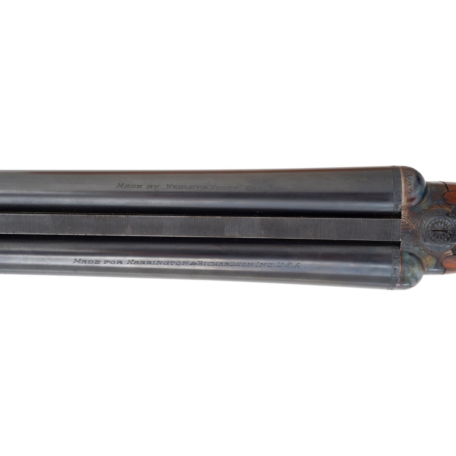 *Webley & Scott Boxlock 12 Gauge SxS Shotgun Retail Marked by Harrington & Richardson
