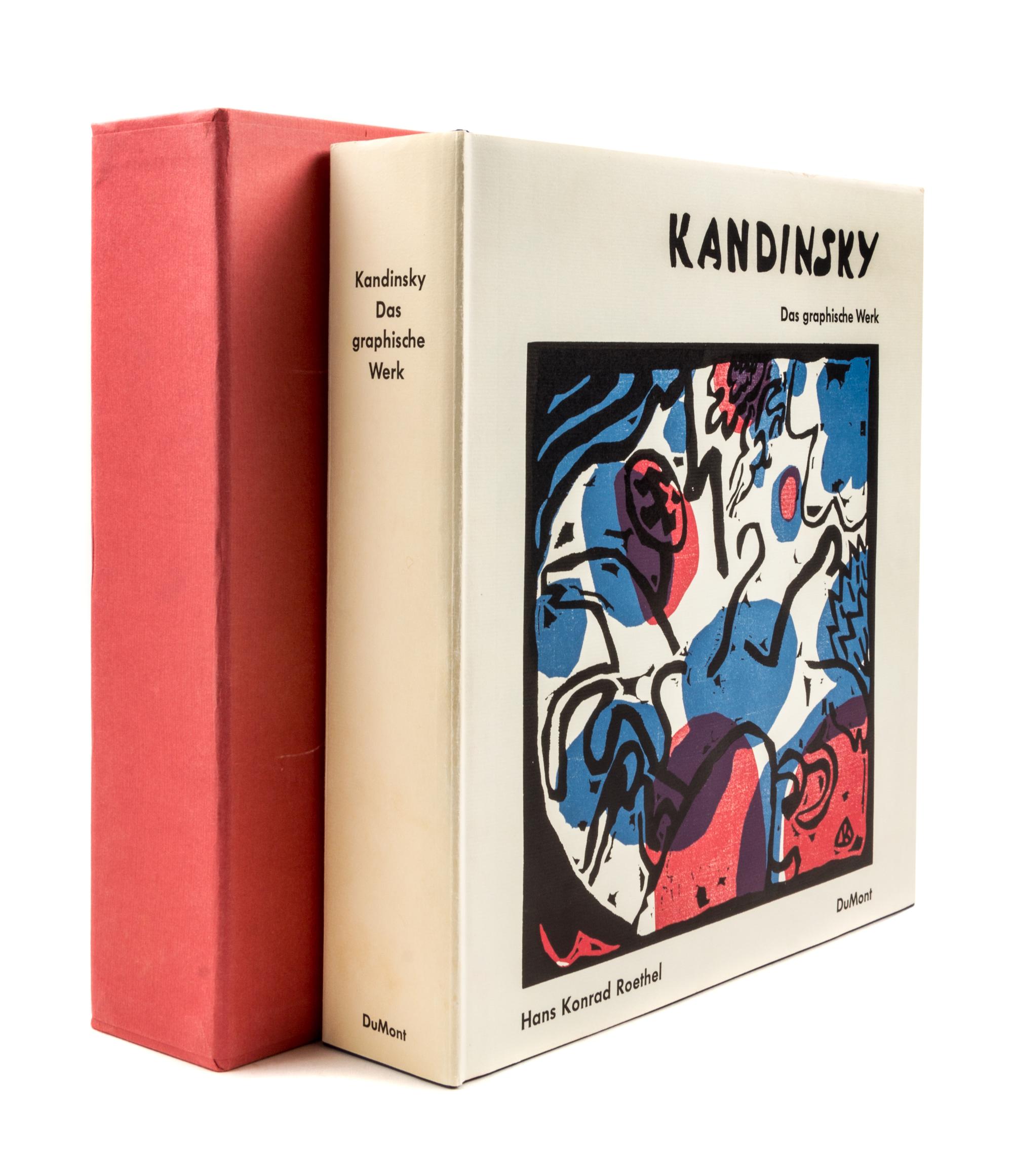 (KANDINSKY, WASSILY) ROETHEL, HANS KONRAD. Kandisnky: Das Graphische Werk. Munich, 1970.