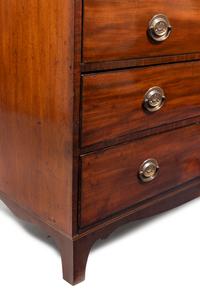 A George III Mahogany Secretary Bookcase