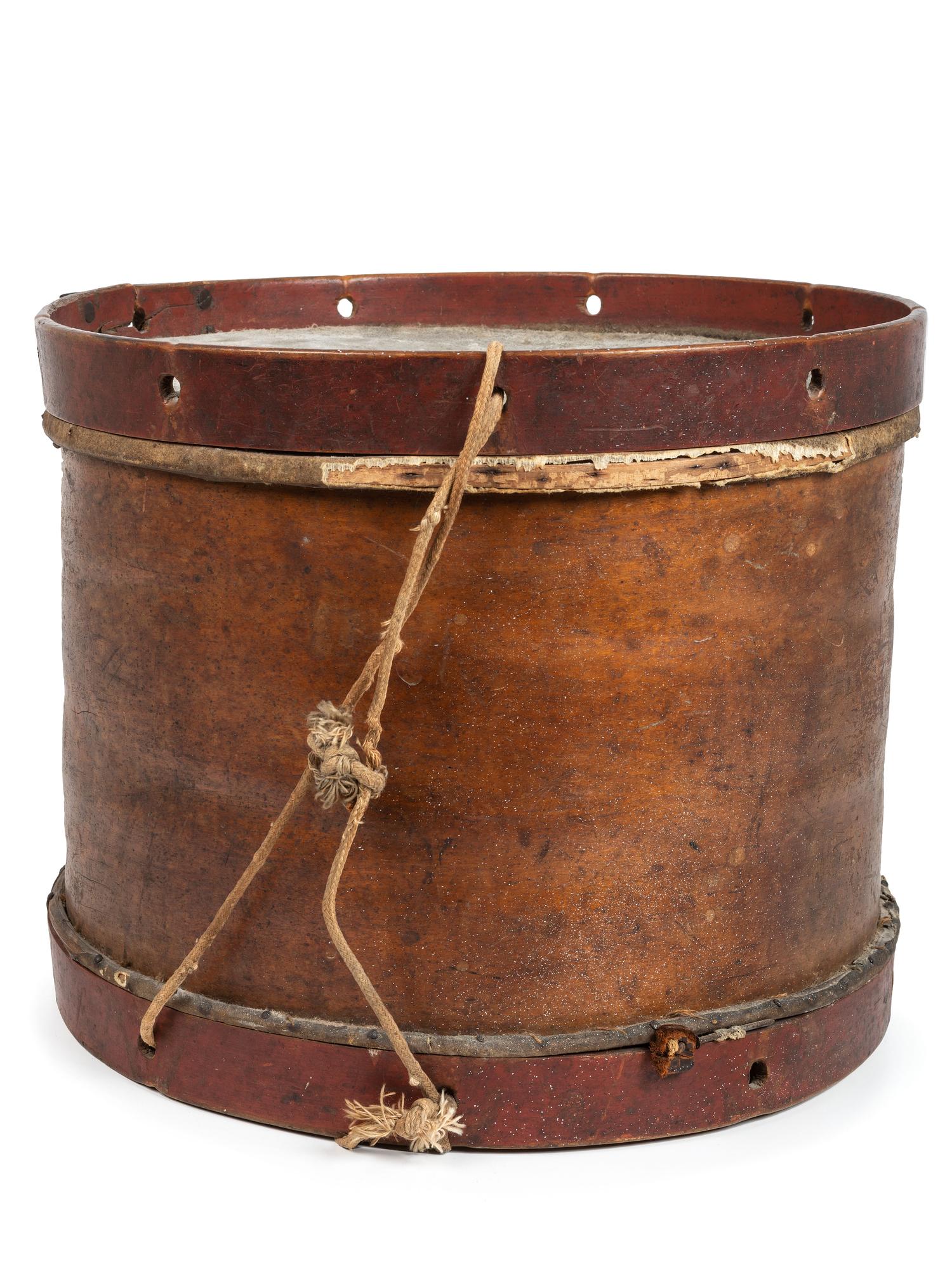 [CIVIL WAR]. Drum identified to Private John W. France, Co. D, Ohio 2nd Cavalry.