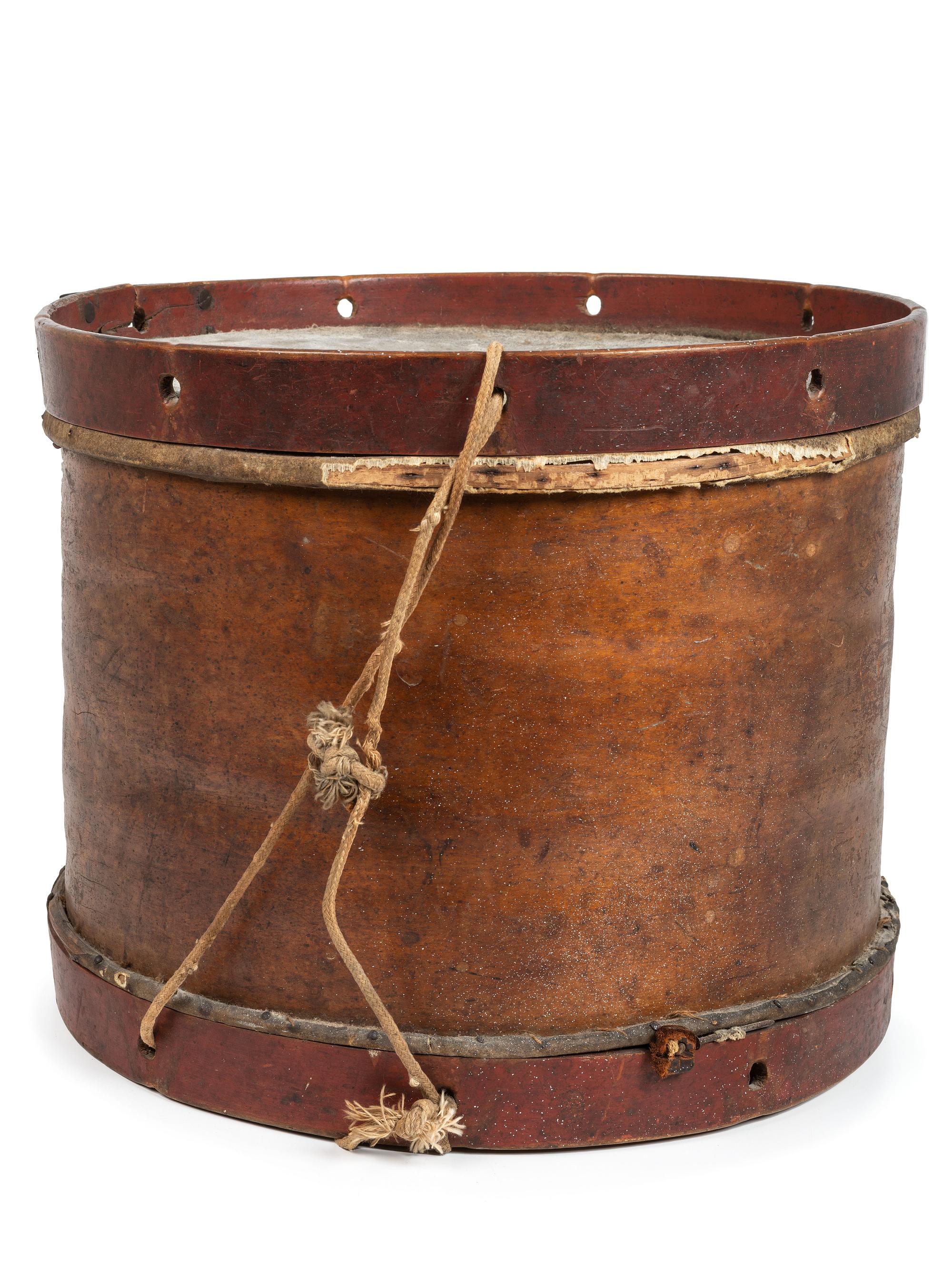 [CIVIL WAR]. Drum identified to Private John W. France, Co. D, Ohio 2nd Cavalry.