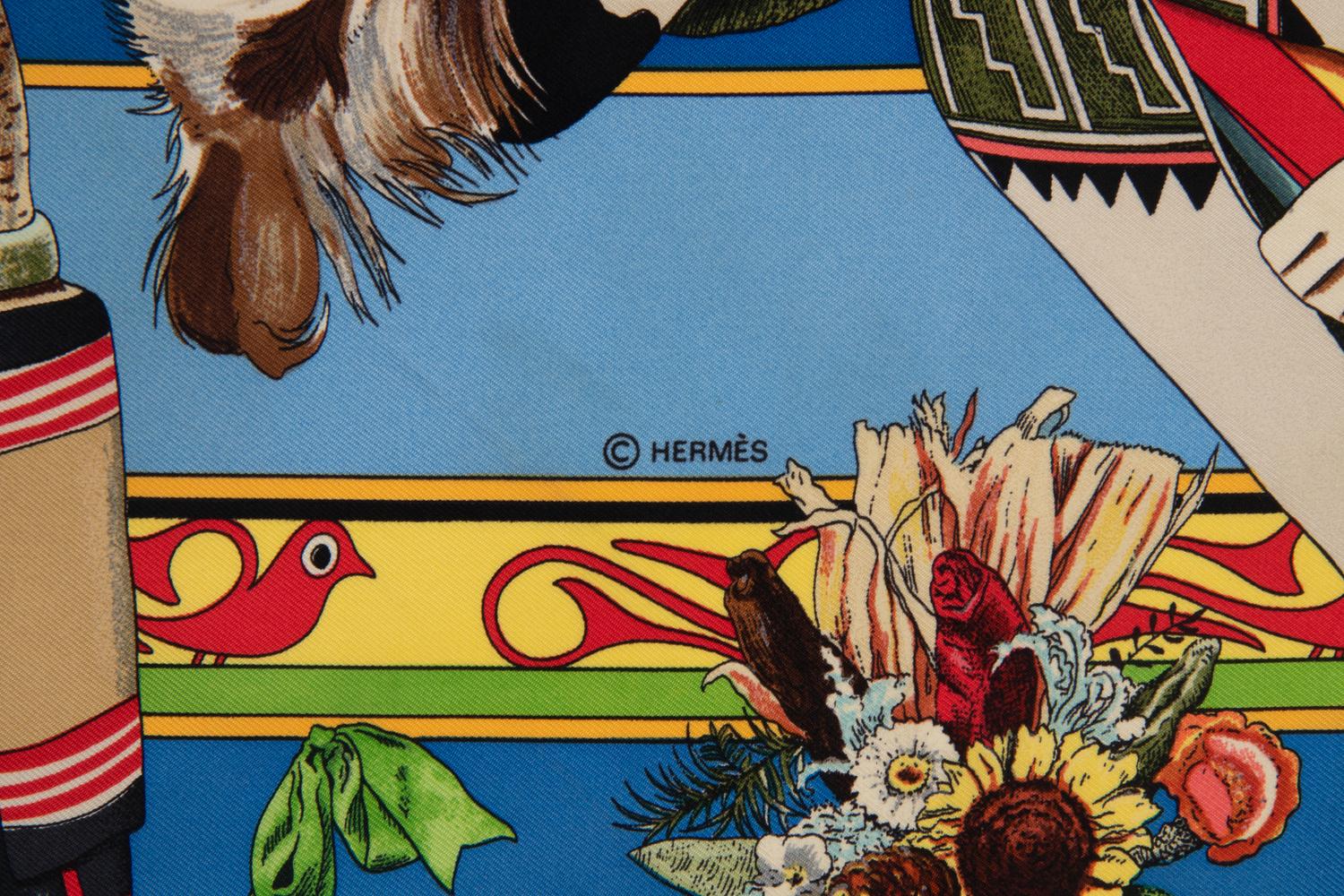 Hermès Kermit Oliver Scarf, 1992